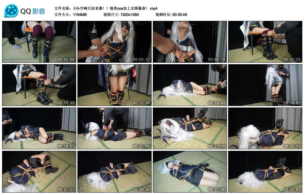小0-空崎日奈来袭！！绝美cos加上无情暴虐！