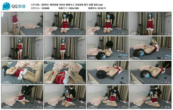 【GD原创】模特桃桃 身材好 眼睛也大 圣诞套装 驷马 放置 强高