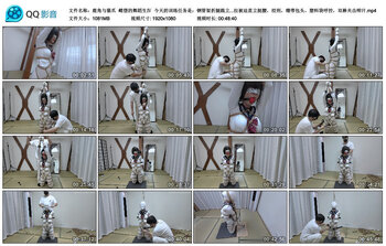 【鹿角与猫爪】雌堕的舞蹈生Ⅳ 今天的训练任务是：钢管架折腿跪立直臂拘束，菱缚绳...