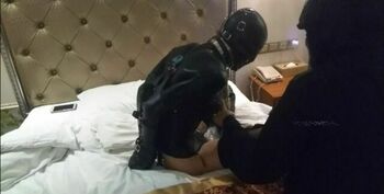 《海老缚口塞体验》拘束单手套，全包头套，马具口阀，充气口塞，马具口球
