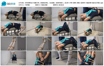 多种束缚状态下放置与TK，甜甜疯狂挣扎、无法逃脱，直到痒到陷入崩溃的状态【扎带＋手