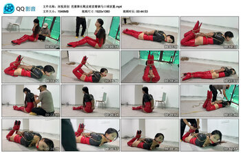 【冰悦原创】芭蕾舞长靴皮裙直臂驷马口球放置