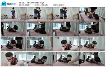 小白驷马洋具口塞收集口水