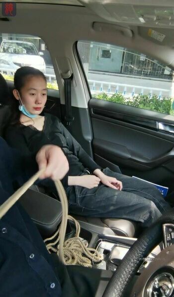 阿静户外：车内小玩（DD塞入，后吊小高手无罩绑，兜个风）