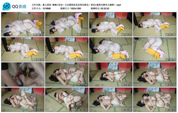 【象人原创】嗷嗷 花花！万众期待的花花再次联名！雨衣 透明内裤双人捆绑！