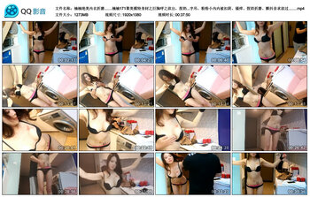 楠楠绝美内衣折磨……楠楠171聚美模特身材之巨胸呼之欲出，捏奶蹂躏、大字吊，粉粉小