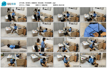 【夜色袭人】闺蜜游戏（角色扮演，学生妹被缚）