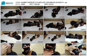 【丝袜堵嘴裹手】胶带紧缠包裹 完全无法逃脱差点要哭了!老板的恶趣味快把小狐玩到崩溃了呀…