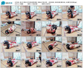【缚心室】清纯女大学生的肉丝驷马放置，郊狼电击下挣扎无果，一直呜呜求救，换来的...