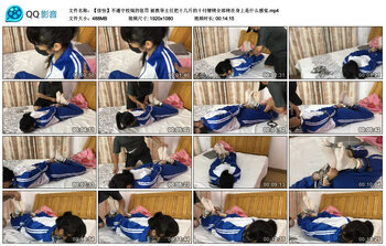 【【佳怡】不遵守校规的惩罚】被教导主任把十几斤的十付镣铐全部铐在身上是什么感觉